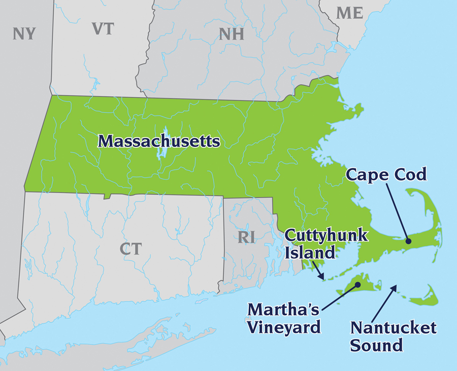 Boston 13 Colonies Map